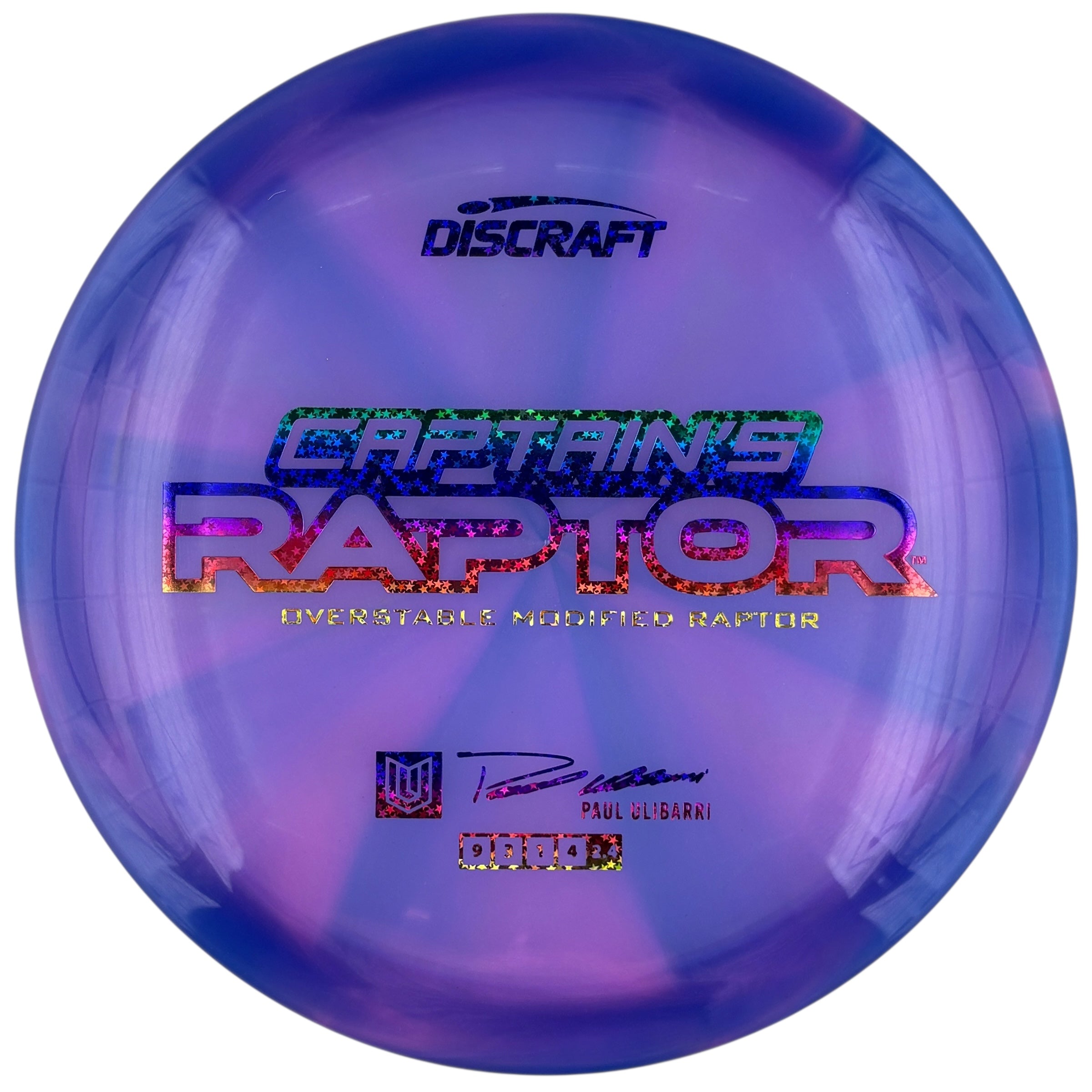 Discraft Z Swirl Captain's Raptor - 2025 Paul Ulibarri Tour Series