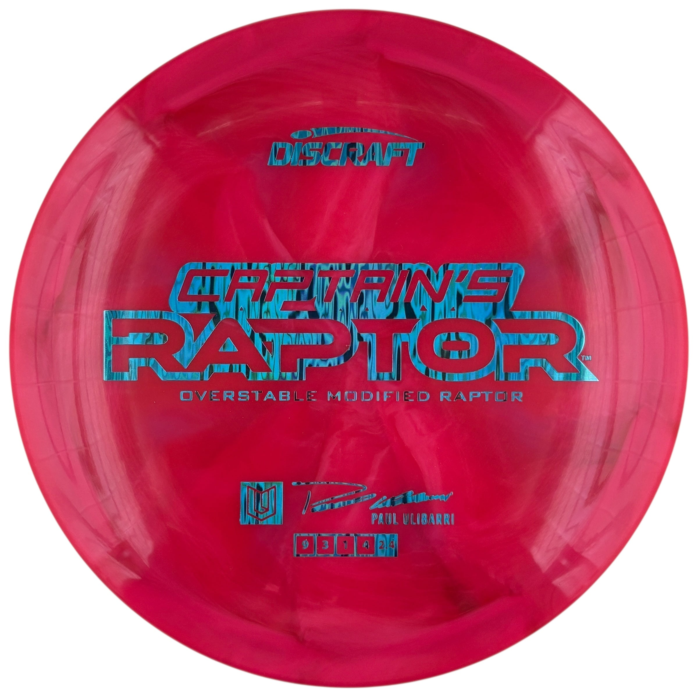 Discraft Z Swirl Captain's Raptor - 2025 Paul Ulibarri Tour Series