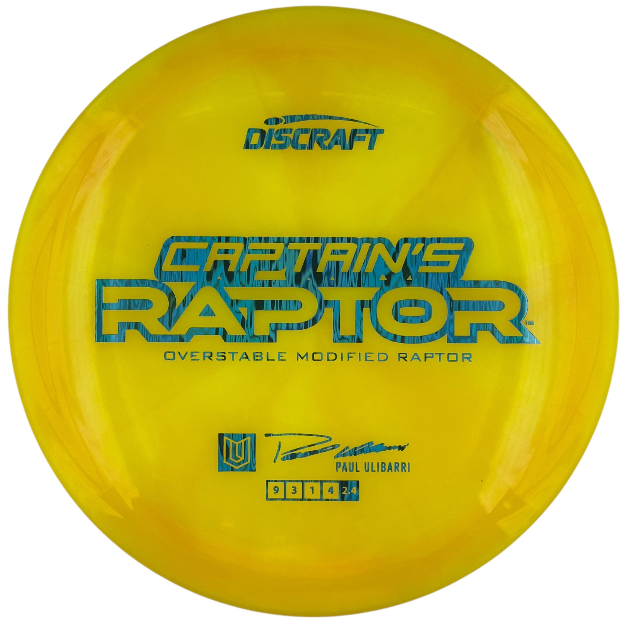 Discraft Z Swirl Captain's Raptor - 2025 Paul Ulibarri Tour Series