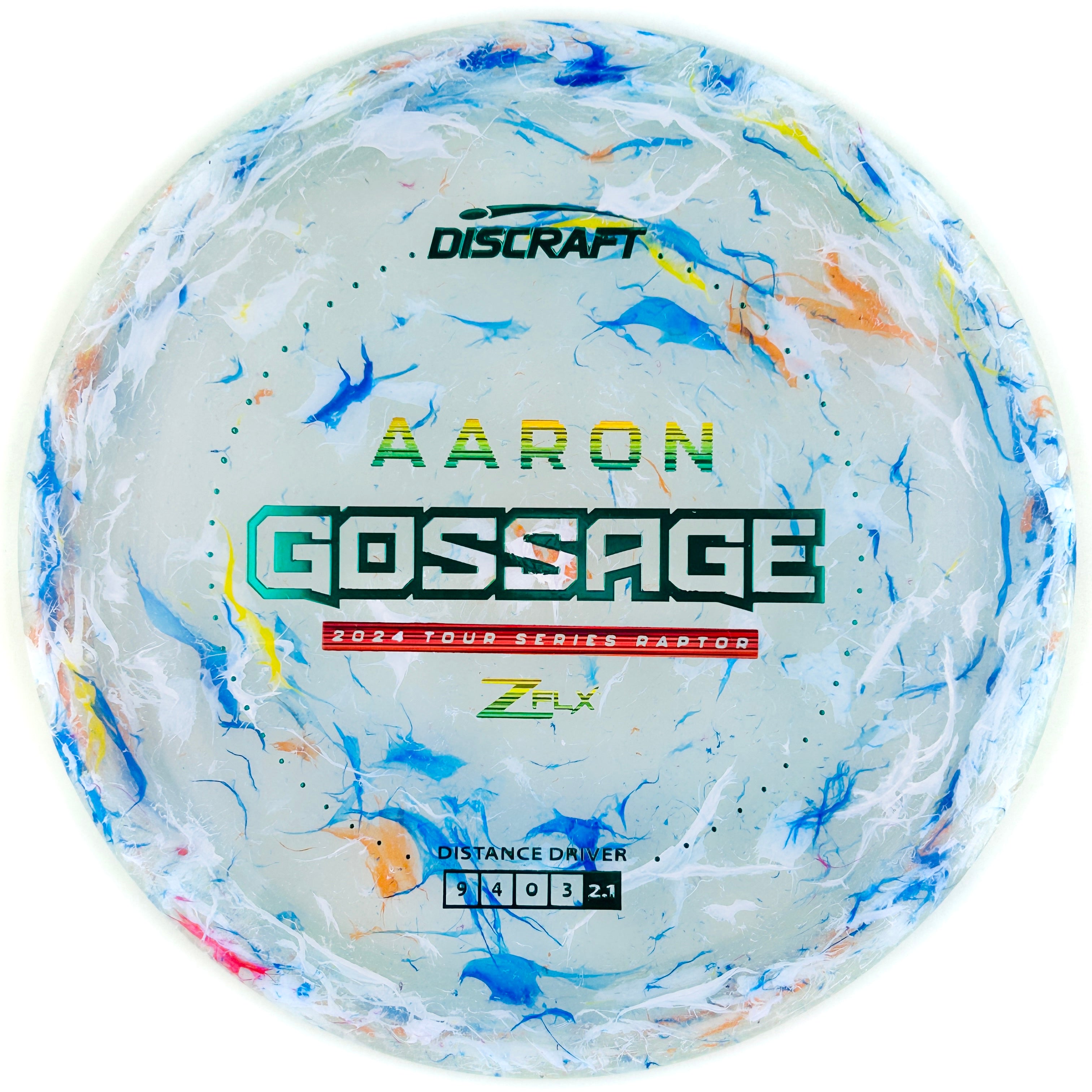 Discraft Jawbreaker Z FLX Raptor - Aaron Gossage 2024 Tour Series