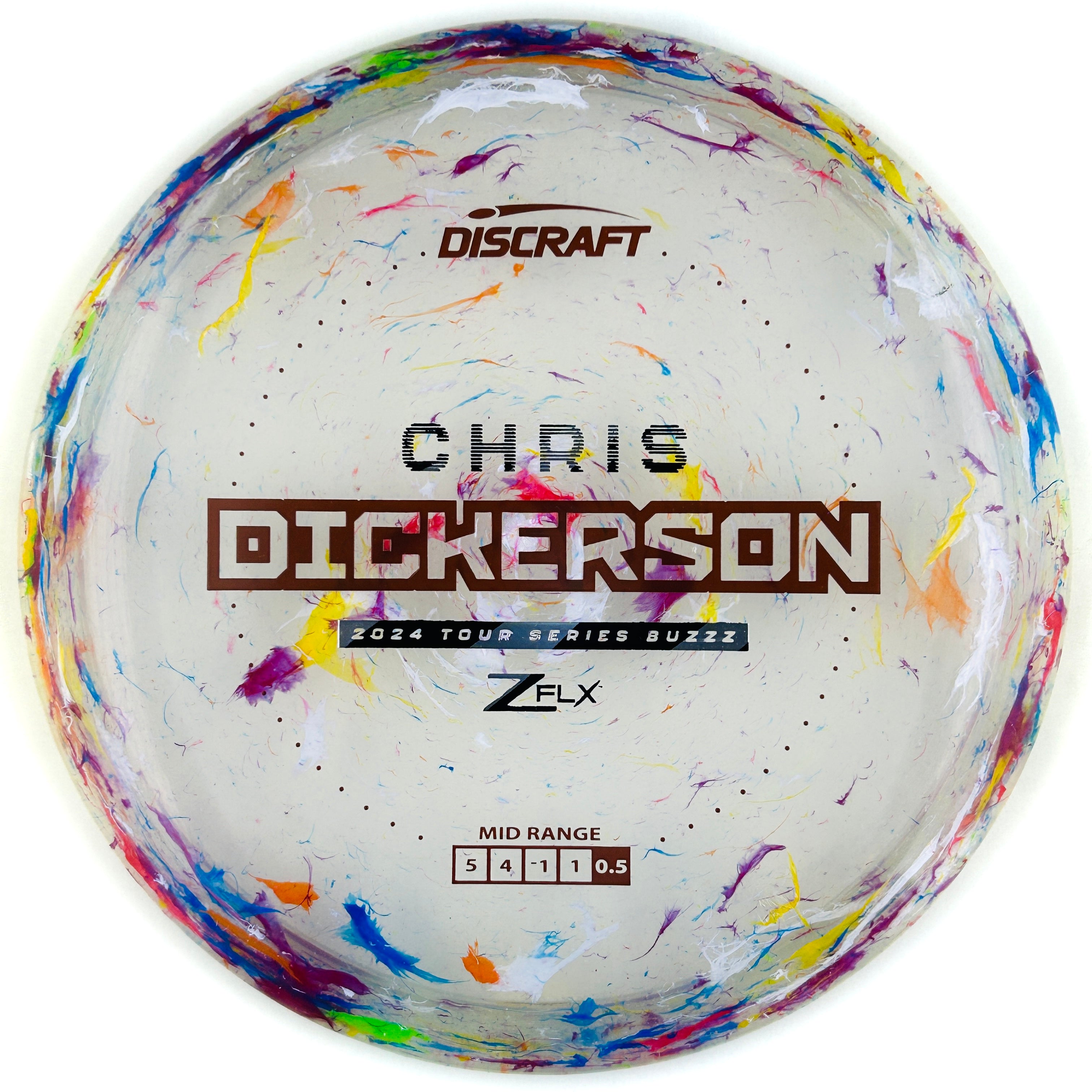 Discraft Jawbreaker Z FLX Buzzz - Chris Dickerson 2024 Tour Series