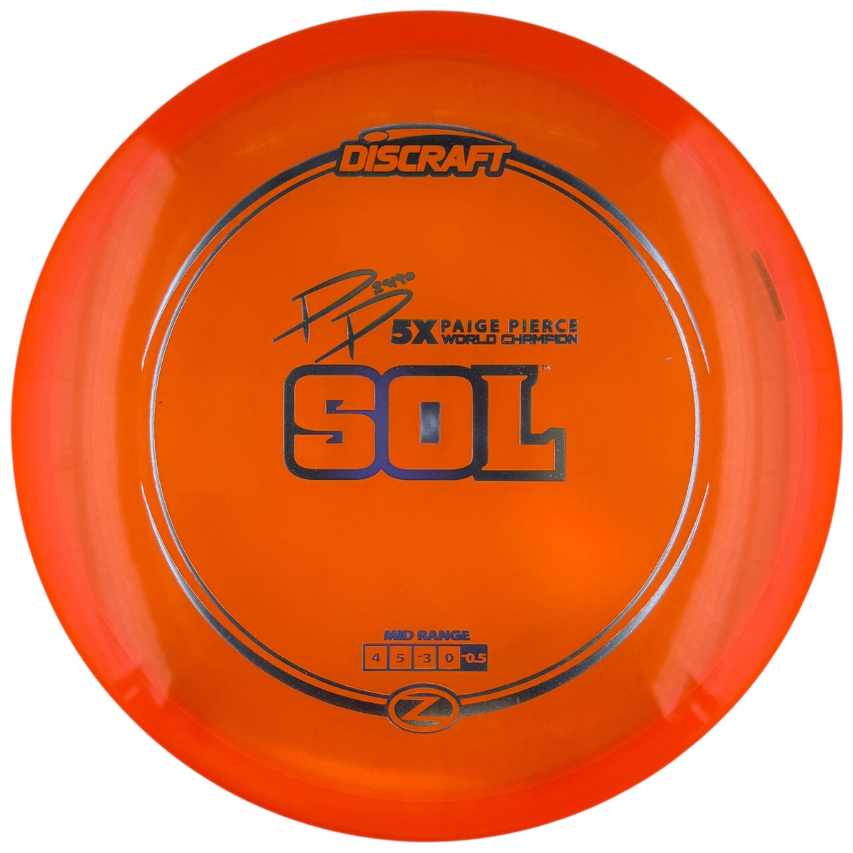 Discraft Z Line Sol - Paige Pierce Signature Series – Island Disc Golf ...