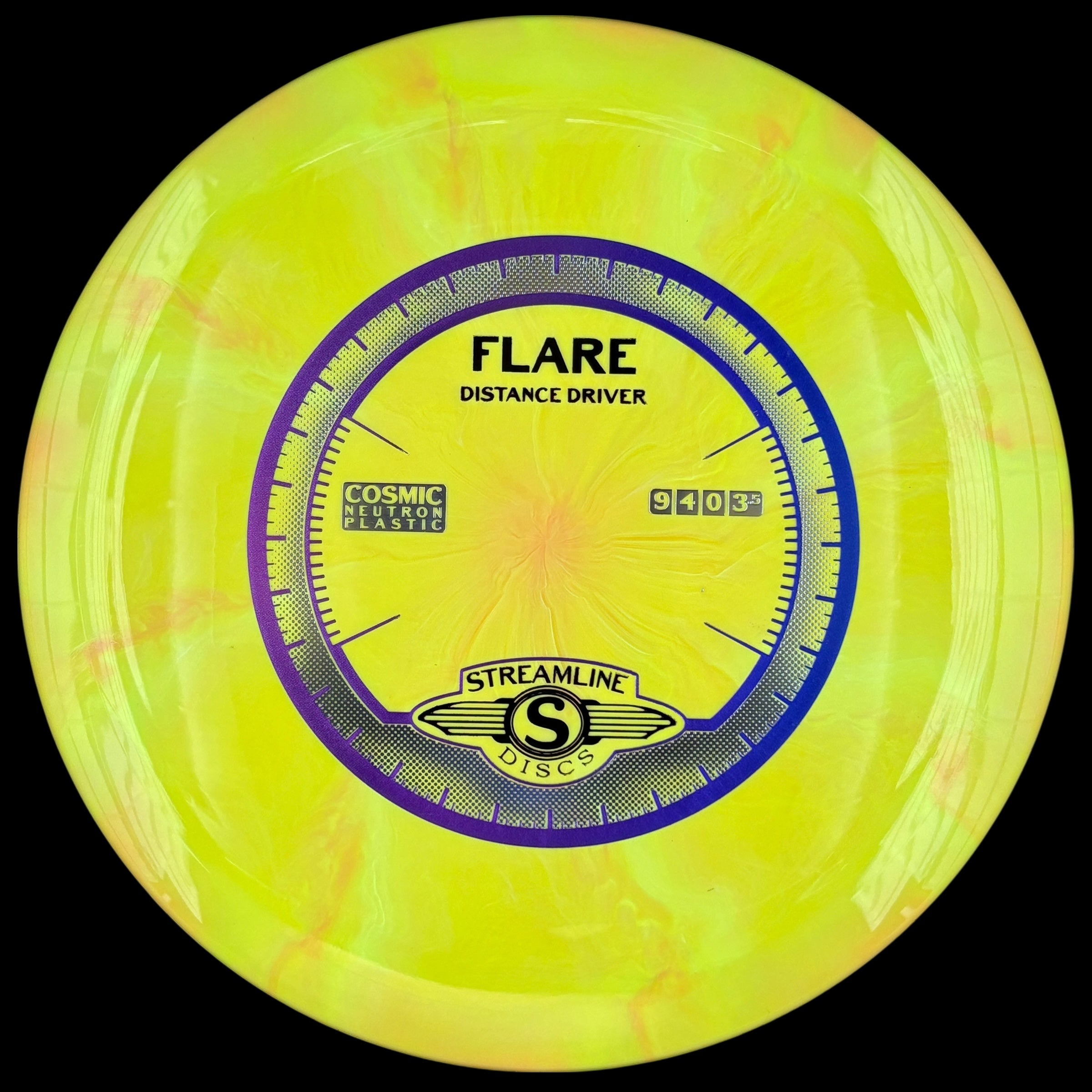 Streamline Discs Cosmic Neutron Flare