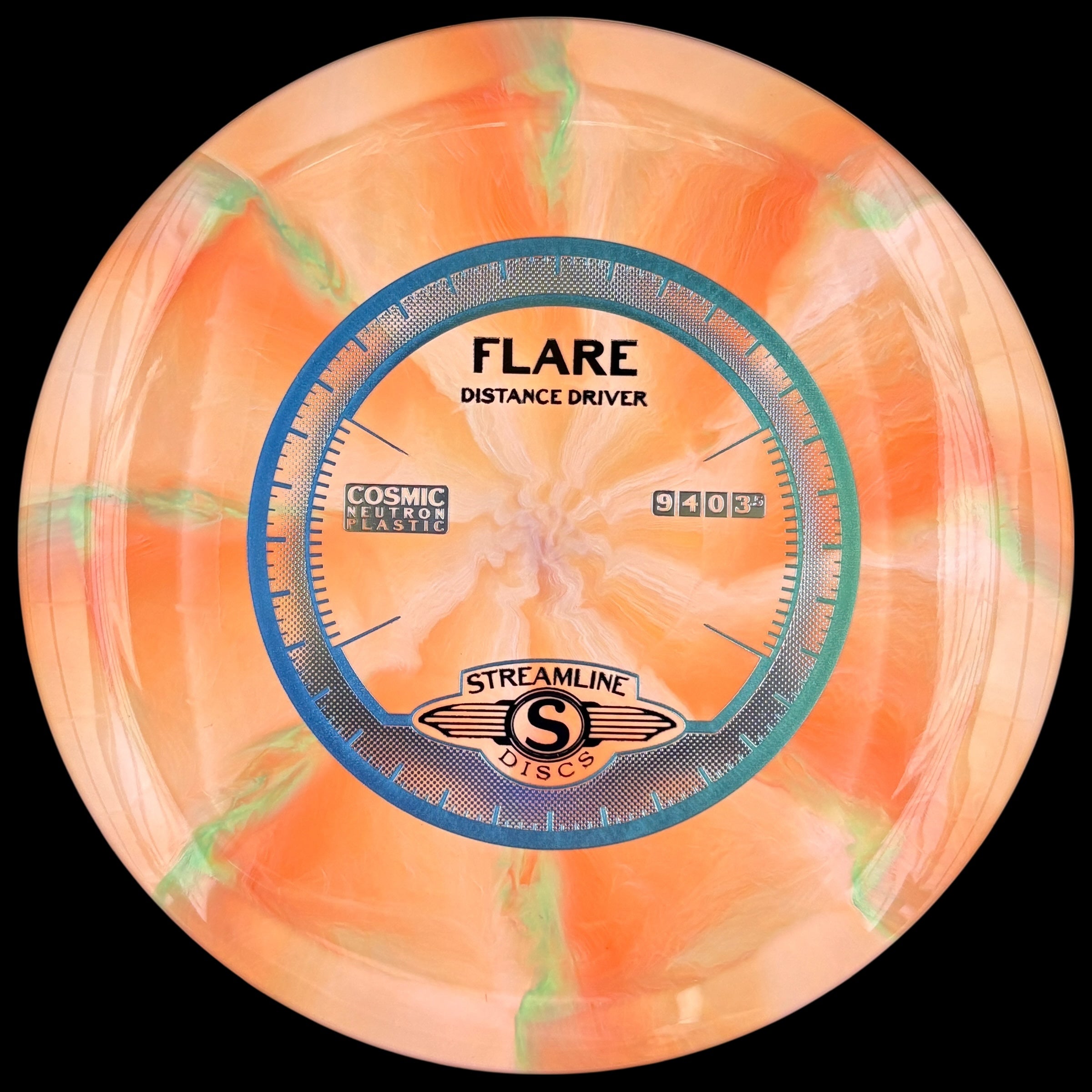 Streamline Discs Cosmic Neutron Flare