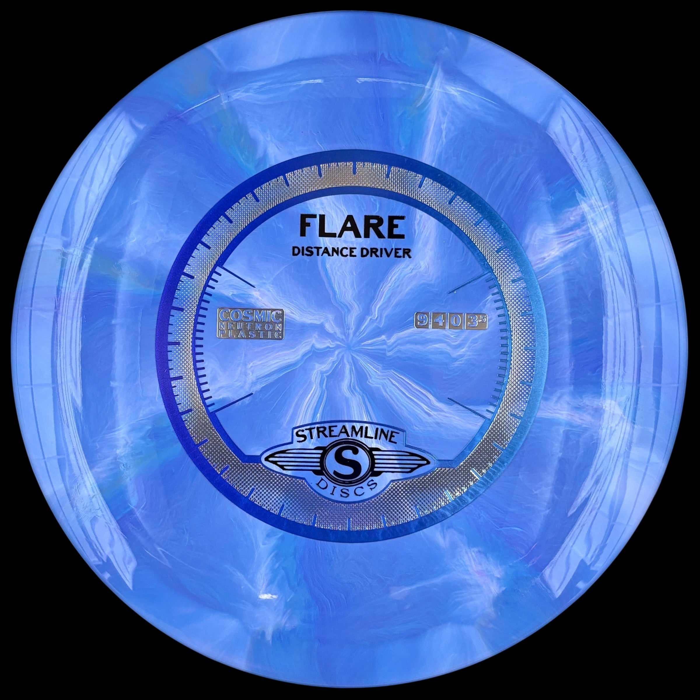 Streamline Discs Cosmic Neutron Flare