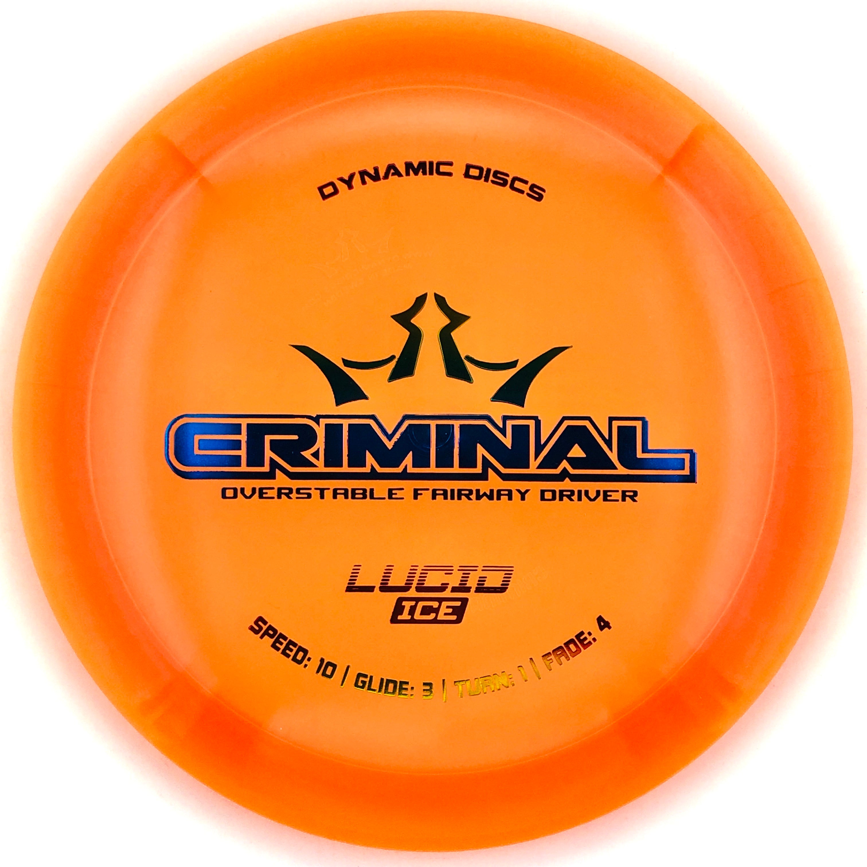 Dynamic Discs Lucid-Ice Criminal (Distance Driver)