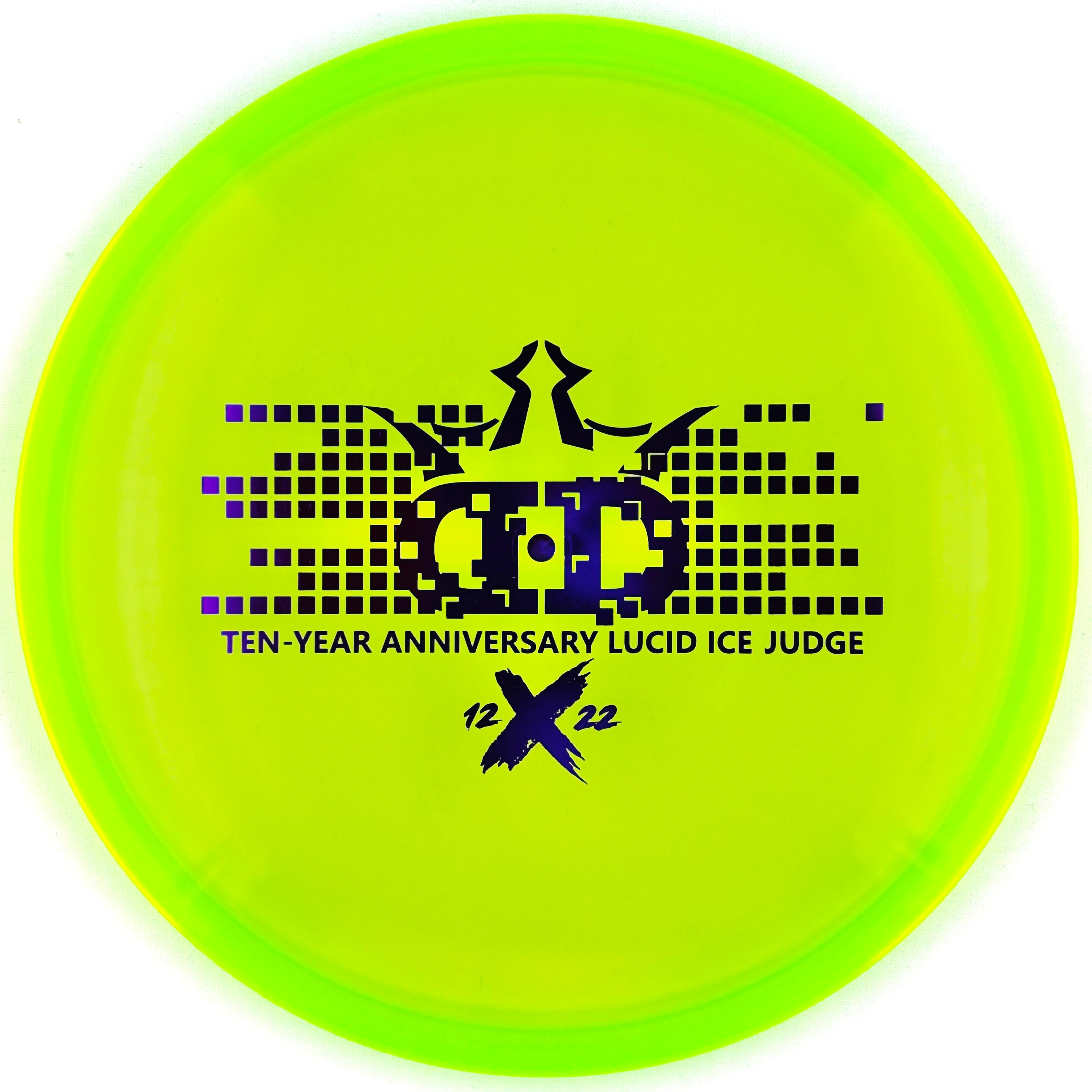 Dynamic Discs Lucid-Ice Judge (10 Year Anniversary Stamp)