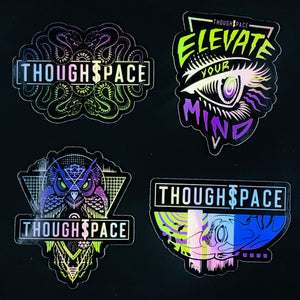 Thought Space Athletics Holographic Sticker Pack