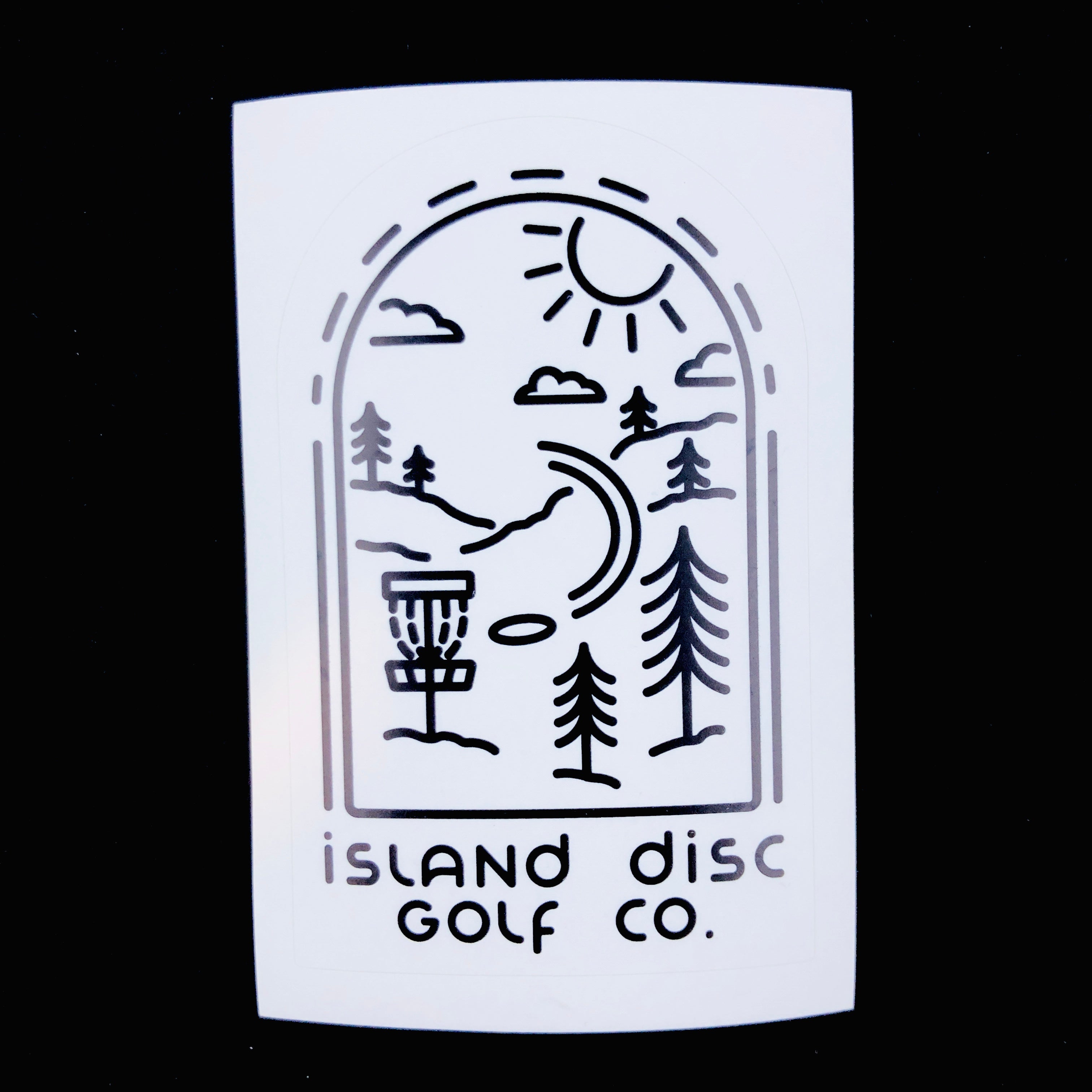 Island Disc Golf Company Stickers