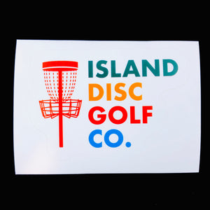 Island Disc Golf Company Stickers