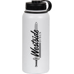 Load image into Gallery viewer, Westside Discs 32oz Stainless Steel Water Bottle
